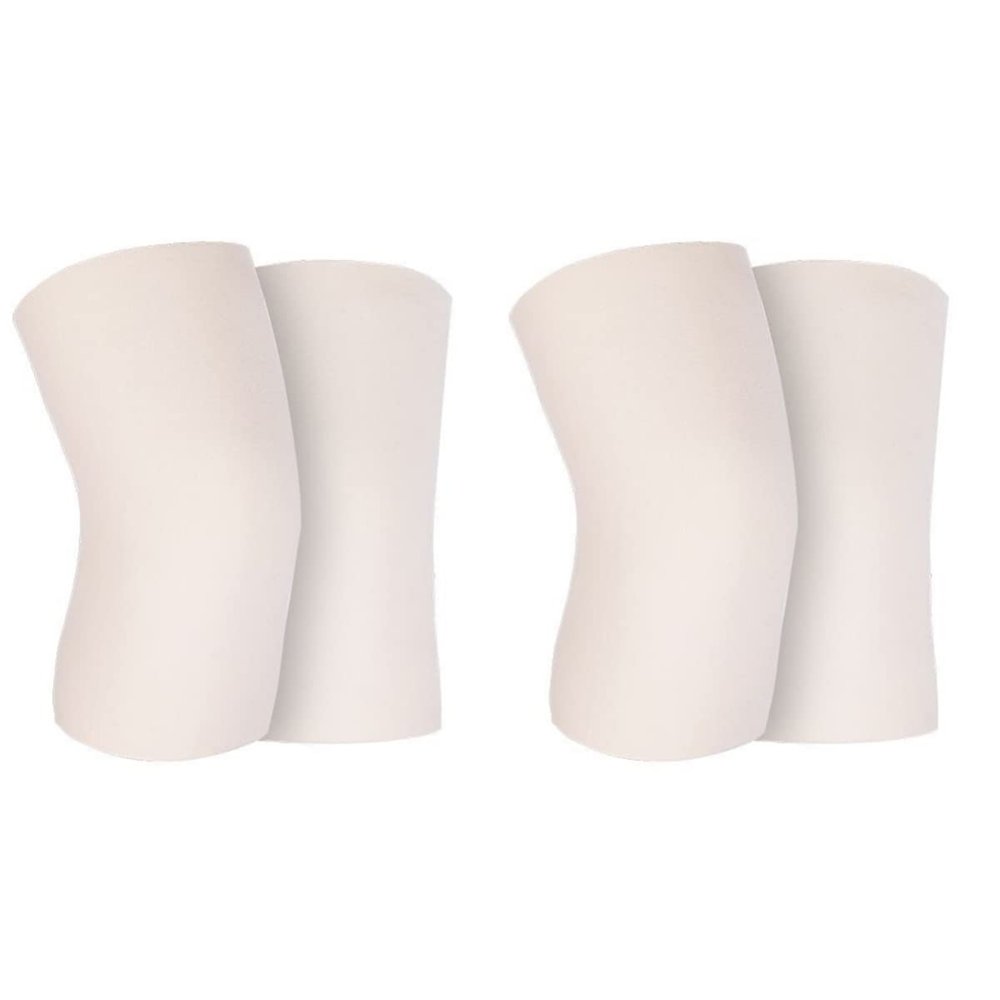 Healifty 4pcs Thermal Knee Pads for Seniors Warm Knee Sleeves for Joint Support Injury Prevention Lightweight Comfortable Fit for Running Dancing and More