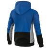 JEsilunmaMY Drawstring Sweatshirt for Men Long Sleeve Color Block Pullover Tunic Tops Slim Fit Casual Cotton Jumper Hoodies (Blue,XX-Large) view 2