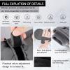 Clape Ski Gloves,Winter Outdoor Waterproof Gloves Breathable Thermal Glove Touch Screen Cold Weather Gloves, Dark Grey/White view 2
