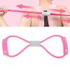 Figure 8 Resistance Band, Resistance Bands Elastic Band with Handles 8 Shaped Resistance Bands for Arms, Chest Expander, Yoga Gym Fitness Pulling Rope Exercise Bands for Back view 3