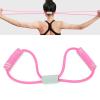 Figure 8 Resistance Band, Resistance Bands Elastic Band with Handles 8 Shaped Resistance Bands for Arms, Chest Expander, Yoga Gym Fitness Pulling Rope Exercise Bands for Back view 4