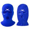 3 Hole Ski Mask Sheisty Mask Knitted Full Face Balaclava Winter Warmer Outdoor Sports Thermal for Men Women Blue view 1
