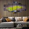 5 Panels American Tennessee Decor Wall Art Nissan Stadium Sports Canvas Printing Posters Picture Modern Artwork for Boys Bedroom Living Room Decorations Stretched and Framed Ready to Hang (60"Wx32"H) view 2