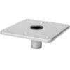 TEPU Boat Seat Base 7" x 7" Aluminum Alloy Material 3/4" Pin Post Socket, Heavy Duty Boat Seat Pedestals, Corrosion Resistant, Suitable for jon boats, canoes, bass boats and most other boat seat Mount view 1