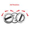 FIITY 18 Pounds Resistance Adjustable Burn Machine for Upper Body Strength Training, 360 Degree Rotating Grips, Multifunctional Spining Rotator Machine for Forearm Trainer, Boxing, Workouts (Silver) view 2
