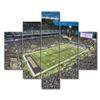 5 Panels Wall Art for Living Room Husky Stadium Paintings on Canvas American Soccer Pictures Giclee Artwork Canvas Wall Art Home Wall Decor Posters Wooden Framed Stretched Ready to Hang (60" Wx40 H) view 1