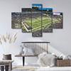 5 Panels Wall Art for Living Room Husky Stadium Paintings on Canvas American Soccer Pictures Giclee Artwork Canvas Wall Art Home Wall Decor Posters Wooden Framed Stretched Ready to Hang (60" Wx40 H) view 2