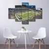 5 Panels Wall Art for Living Room Husky Stadium Paintings on Canvas American Soccer Pictures Giclee Artwork Canvas Wall Art Home Wall Decor Posters Wooden Framed Stretched Ready to Hang (60" Wx40 H) view 4