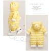 Baby Girl Winter Snowsuit Boys Girls Jumpsuit Outwear Snowsuit Padded Jacket Warm Romper Coat (Yellow, 12-18 Months) view 3