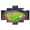 5 Piece American Football Decor Wall Art Cleveland First Energy Stadium Canvas Painting Sports Posters Picture Modern Artwork for Bedroom Living Room Decor Stretched Framed Ready to Hang (60"Wx32"H) view 1
