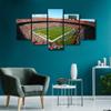 American Decor Wall Art Dolphins Sports Soccer Stadium 5 Pcs Canvas Printing Posters Picture Florida, US Artwork for Boys Bedroom Living Room Decorations Stretched and Framed Ready to Hang (60"Wx32"H) view 4