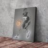 Luka Doncic Poster Neon Dallas Mavericks NBA Canvas Wall Art Home Decor Framed Poster Man Cave Gift(Canvas Ready To Hang, 18"x24") view 1
