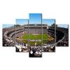 5 Panel Wall Art Raiders Sports Stadium Poster on Canvas Framed Art Sport Paintings Home Decor Nevada, US Artwork Canvas Art Picture Print for Modern Classroom Decor Framed Ready to Hang(60" Wx32 H) view 1