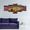 American Wall Decor Raymond James Stadium 5 Panels Canvas Wall Art Soccer Sports Pictures for Home Decoration Football Game Paintings Prints and Poster House Decor Artwork Ready to Hang (50"Wx24"H) view 2