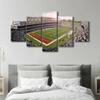 5 Panel Wall Art American Soccer Poster on Canvas Framed Art Sport Paintings Home Decor Los Angeles SoFi Stadium Artwork Picture Giclee Print for Modern Home Decoration Framed Ready to Hang(60"Wx32"H) view 3