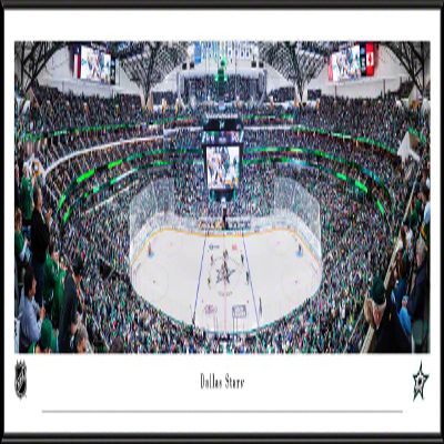 Dallas Stars - 40.25x13.75-inch Standard Framed NHL Print by Blakeway Panoramas