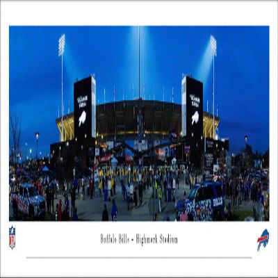 Highmark Stadium, Home of the Buffalo Bills - Unframed 40 x 13.5 Poster by Blakeway Panoramas
