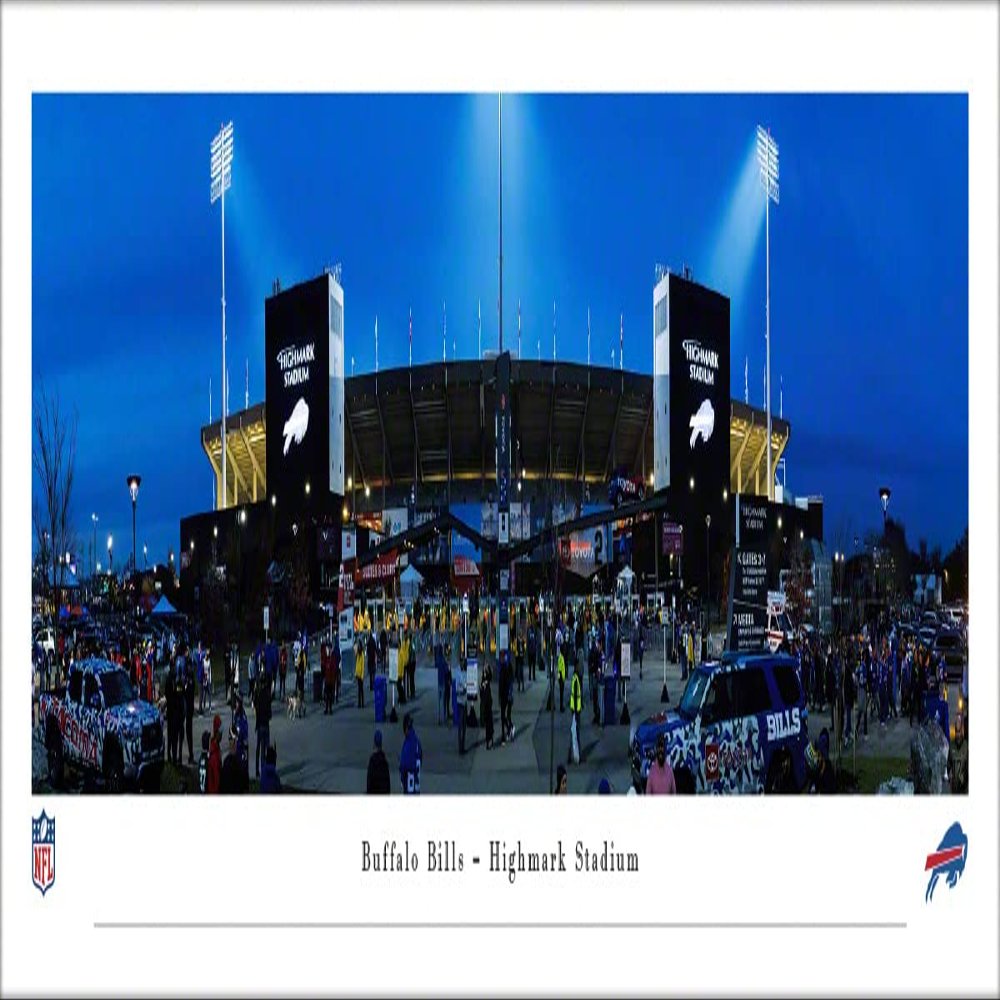 Highmark Stadium, Home of the Buffalo Bills - Unframed 40 x 13.5 Poster by Blakeway Panoramas