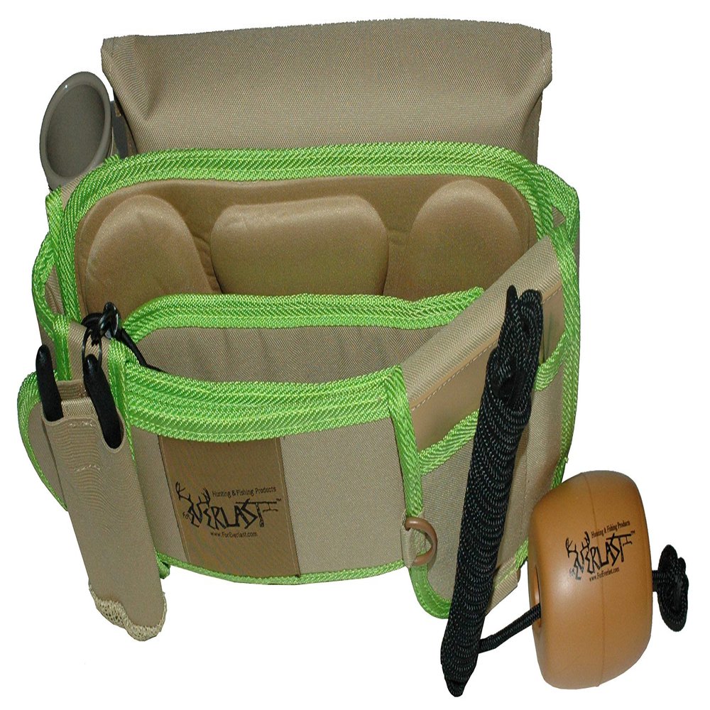 Foreverlast Gen2 Wading Belt Gear Kit, Universal Fishing Belt for Men & Women, Wade Belt for Fishing Includes Fishing Stringer, Pliers, Fishing Rod Holder, Drink Holder, Green, 33-52" Waist