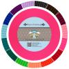 Country Brook Design - 1 Inch Hot Pink Super Heavy Nylon Webbing, 50 Yards view 1