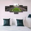 Soccer Wall Decor Seattle, Washington, USA 5 Pieces Canvas Wall Art Pictures for House Wall Decoration Soccer Game Paintings Prints Poster Century Link Field Artwork Framed Ready to Hang (50"Wx24"H) view 4