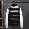 Mens Shinning Puffer Vest,Sleeveless Winter Fall Reflective Padded Down Outerwear Lightweight Packable Vest,Women Sweatshirts Mens Knitted Cardigan Collar Sweatshirt(Black,Large) view 2