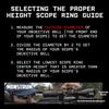 Monstrum Predator High Performance 7075 Aluminum Scope Rings | Picatinny Base | 1 inch | Medium Profile view 4
