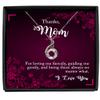 zapbest Rising Phoenix Necklace Luxury Box Thanks Mom, For Loving Me Fiercely, Mother Birthday Necklace, Mothers Day necklace For Mom, From Daughter, Son, R view 1