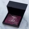 zapbest Rising Phoenix Necklace Luxury Box Thanks Mom, For Loving Me Fiercely, Mother Birthday Necklace, Mothers Day necklace For Mom, From Daughter, Son, R view 2