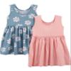Simple Joys by Carter's Baby Girls Short-Sleeve and Sleeveless Sets Playwear Dress, Pink/Navy Floral, 18 Months US view 3