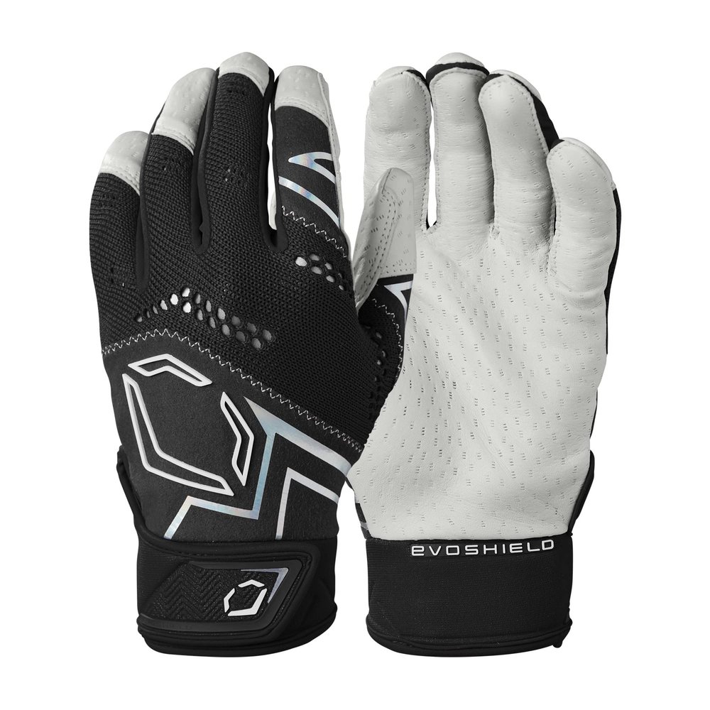 EvoShield Adult Pro-SRZ V2 Batting Gloves - Black, Small