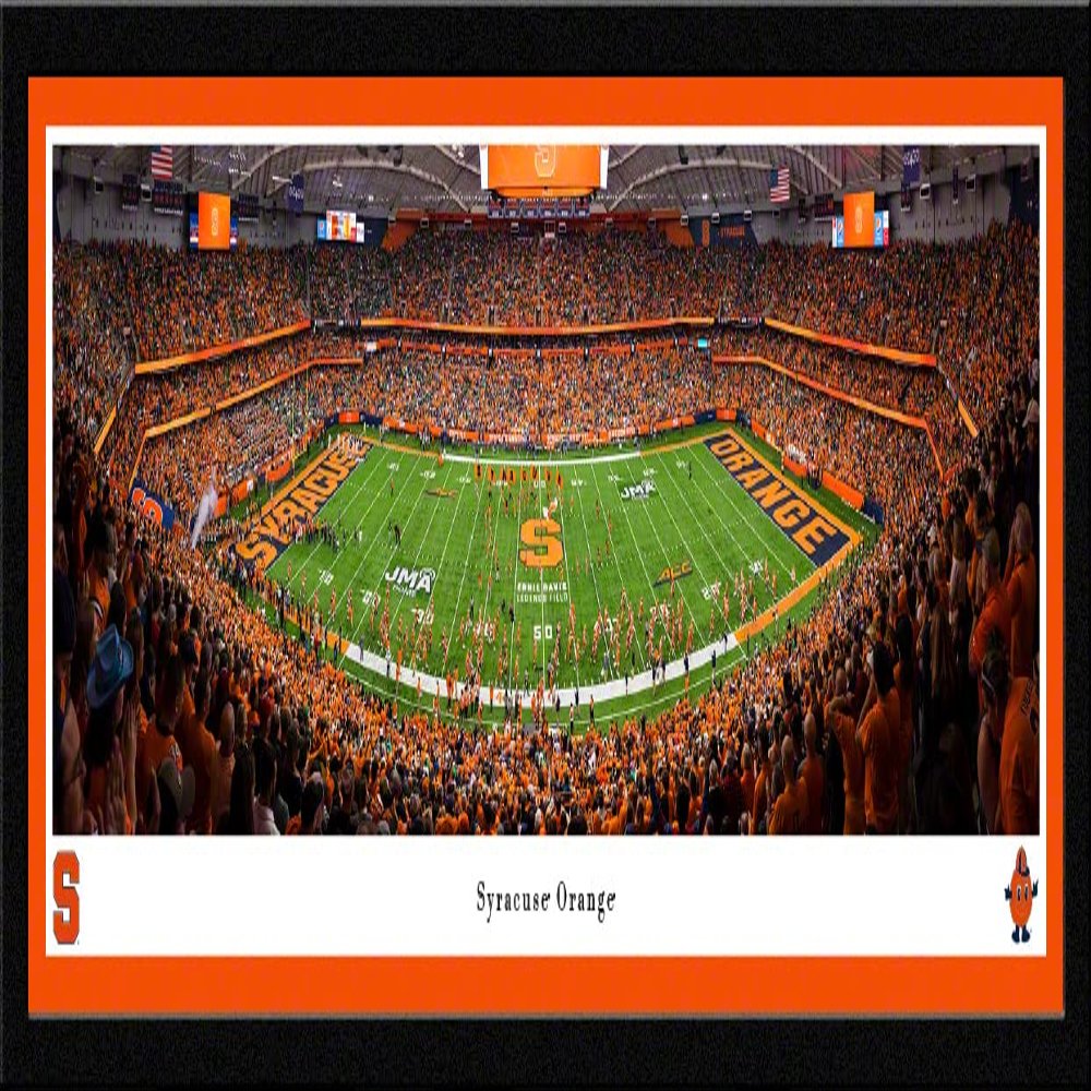 Syracuse Football - 42x15.5-inch Single Mat, Select Framed Picture by Blakeway Panoramas