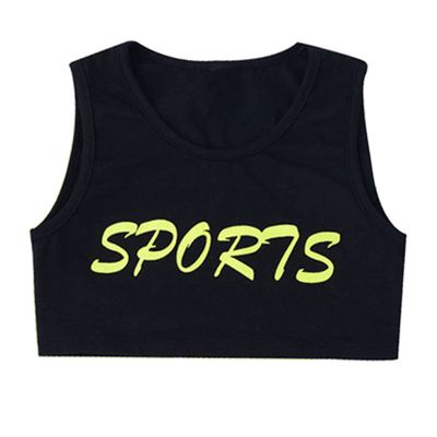 Moggemol Kids Girls Basic Sports Bra Sleeveless Crisscross Keyhole Back Crop Top for Dance/Yoga/Running Type A 8