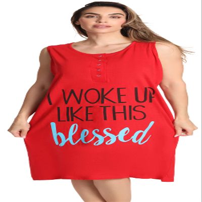 Just Love Sleeveless Nightgown Sleepwear 7006-112-M