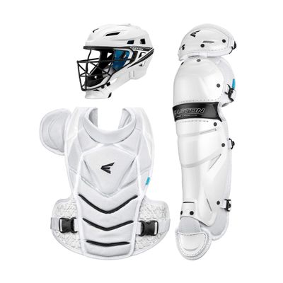 Easton | JEN SCHRO THE VERY BEST Fastpitch Softball Catcher's Set | White | Small