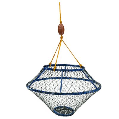 Promar Ambush XL-Heavy Duty 23-LB Crab Hoop Net- Single, Blue