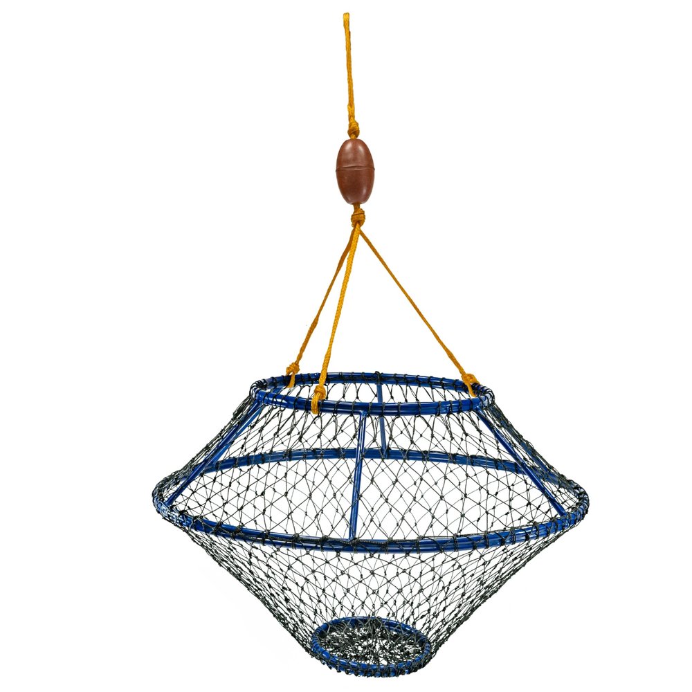 Promar Ambush XL-Heavy Duty 23-LB Crab Hoop Net- Single, Blue