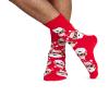 JNRB Men's Cotton Colorful Bright Crew Dress Socks Christmas Santa Elves Nutcracker Xmas Pattern, L-XL (Santa with sunglasses) view 1