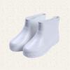 Healifty Wear-resistant and Non-slip Low Canister Rain Shoes 1 Pair Thicken Rain Boots for Women Size 40 White view 4