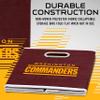 Franklin Sports Washington Commanders NFL Storage Bin - Collapsible Cube Container + Basket - NFL Office, Bedroom + Living Room Dcor - Folding Storage Bin for Football Fans - 11"x11" view 3
