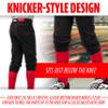 Franklin Sports Youth Baseball + Softball Pants - Knee High Black Baseball Pants for Kids - Boys + Girls Knicker Style Baseball + Softball Pants with Belt Loop - Black - Youth Small view 3