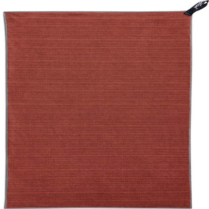 PackTowl Luxe Lightweight Microfiber Camping and Travel Towel, Terracotta, Beach