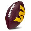Franklin Sports NFL Washington Commanders Football - Kids Foam Football - Soft Junior Size 8.5" Ball with 3D Logos - Perfect for Gameday + Tailgates view 1