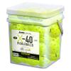 Franklin Sports X-40 Outdoor Pickleballs - Bucket of USA Pickleball (USAPA) Official Pickleball Balls - Bulk Set of Regulation Size Outdoor Pickleballs - Official US Open Ball - Yellow - 36 Bulk Pack view 1