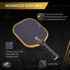 Electrum Pro II Pickleball Paddle USAPA Approved | Carbon Fiber Surface | Polypropylene Honeycomb Core | Best Paddle for Spin and Power | Lightweight view 3