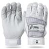Franklin Sports MLB Batting Gloves - Neo Classic II Adult + Youth Batting Gloves Pair - Baseball + Softball Gear - Pearl White - Adult Small view 1