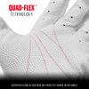 Franklin Sports MLB Batting Gloves - Neo Classic II Adult + Youth Batting Gloves Pair - Baseball + Softball Gear - Pearl White - Adult Extra Large view 4