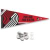 Portland Trailblazers Pennant Flag and Wall Tack Pads Mounts view 1