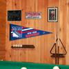 New York Rangers Pennant Flag and Wall Tack Pads Mounts view 4