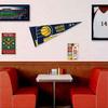Indiana Pacers Pennant Flag and Wall Tack Pads Mounts view 3